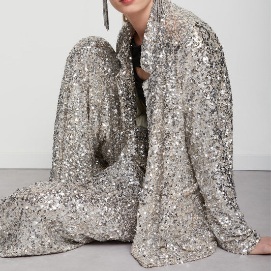 - Sequin Jacket - Silver