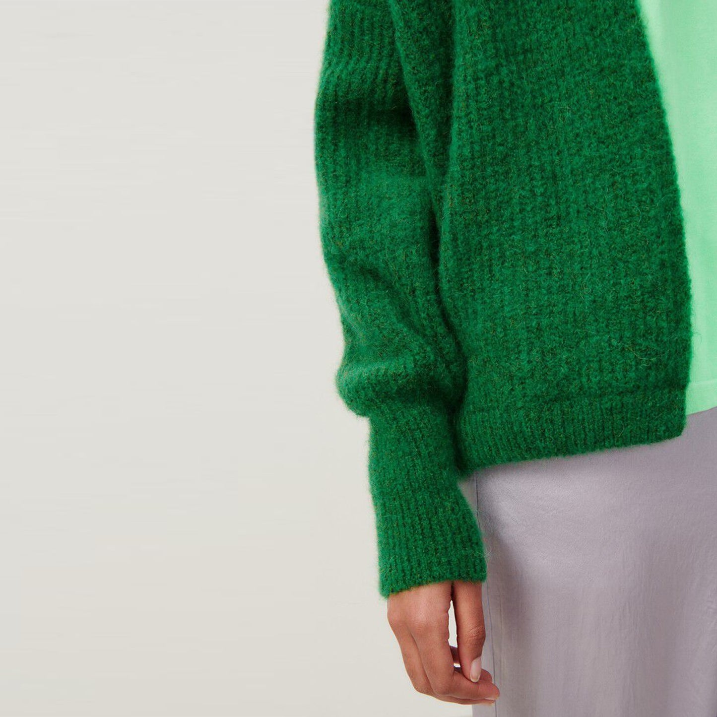 - East Cardigan - Grass Melange