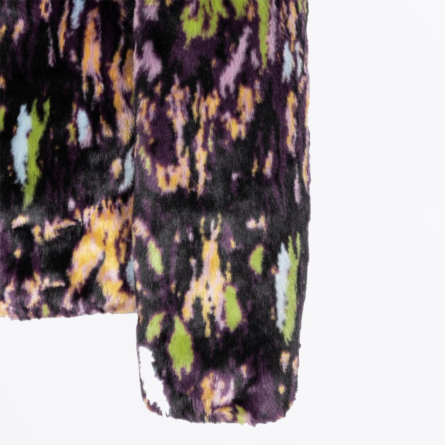 - Bark Reversible Faux Fur Jacket - Black