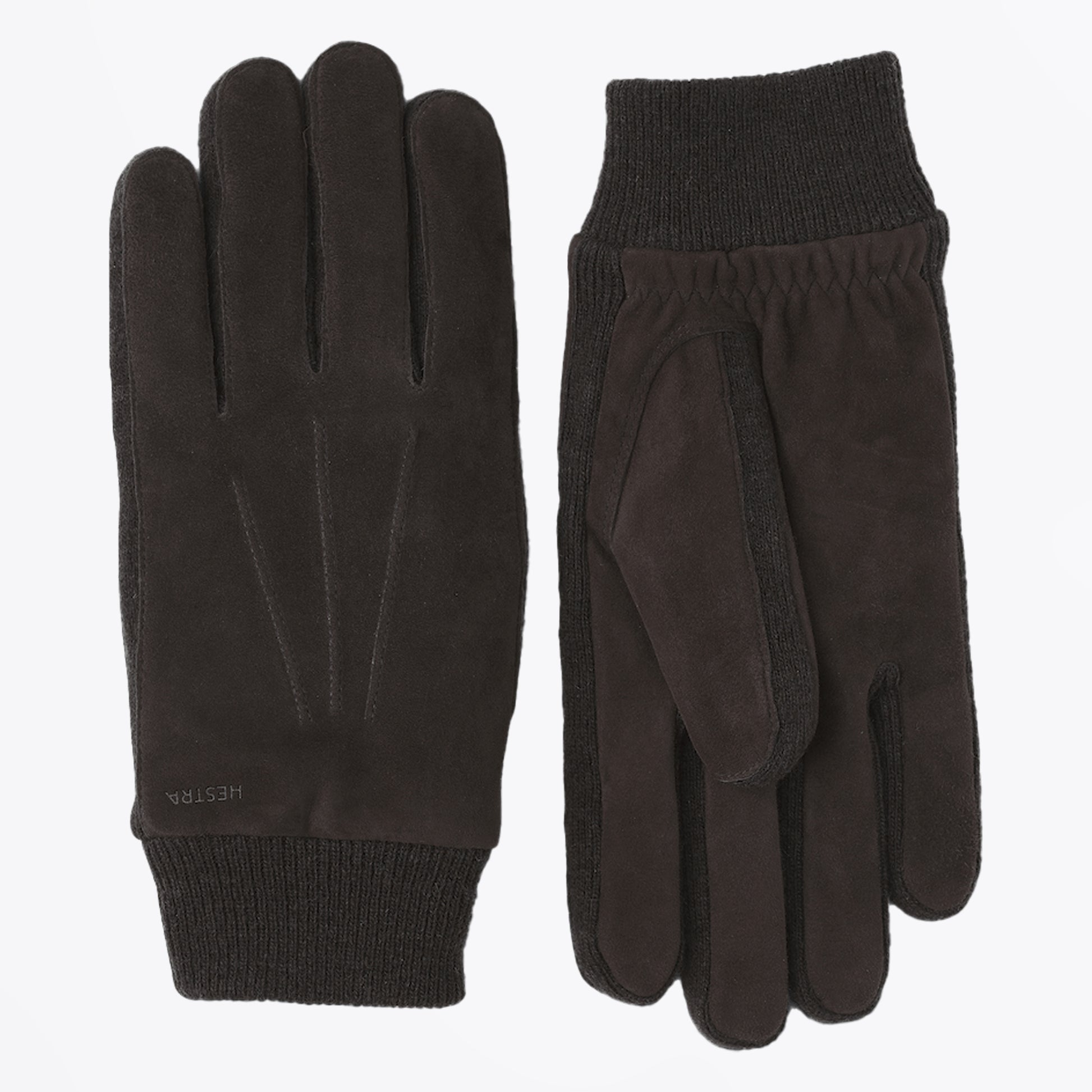 Hestra - Geoffrey Suede Leather Gloves - Espresso