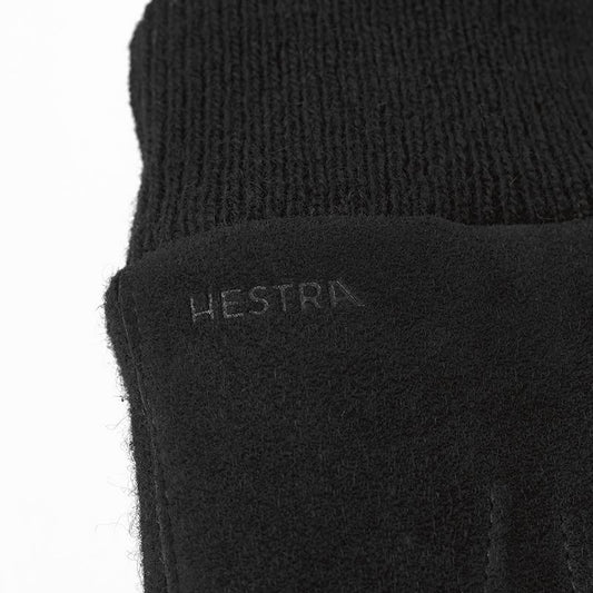 Geoffrey Suede Leather Gloves - Black