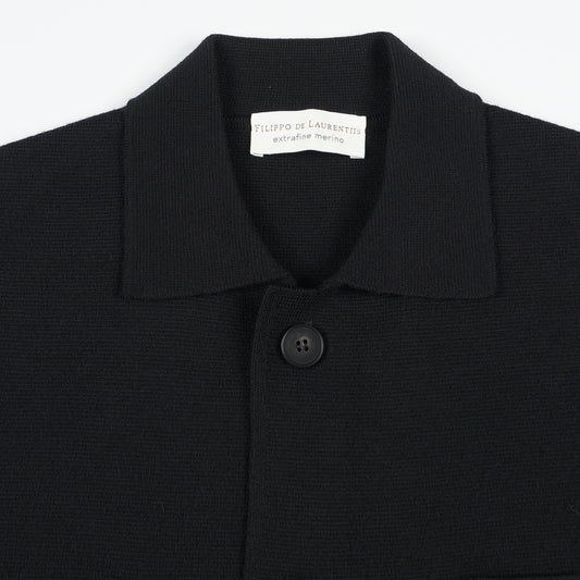 Merino Field Jacket - Black