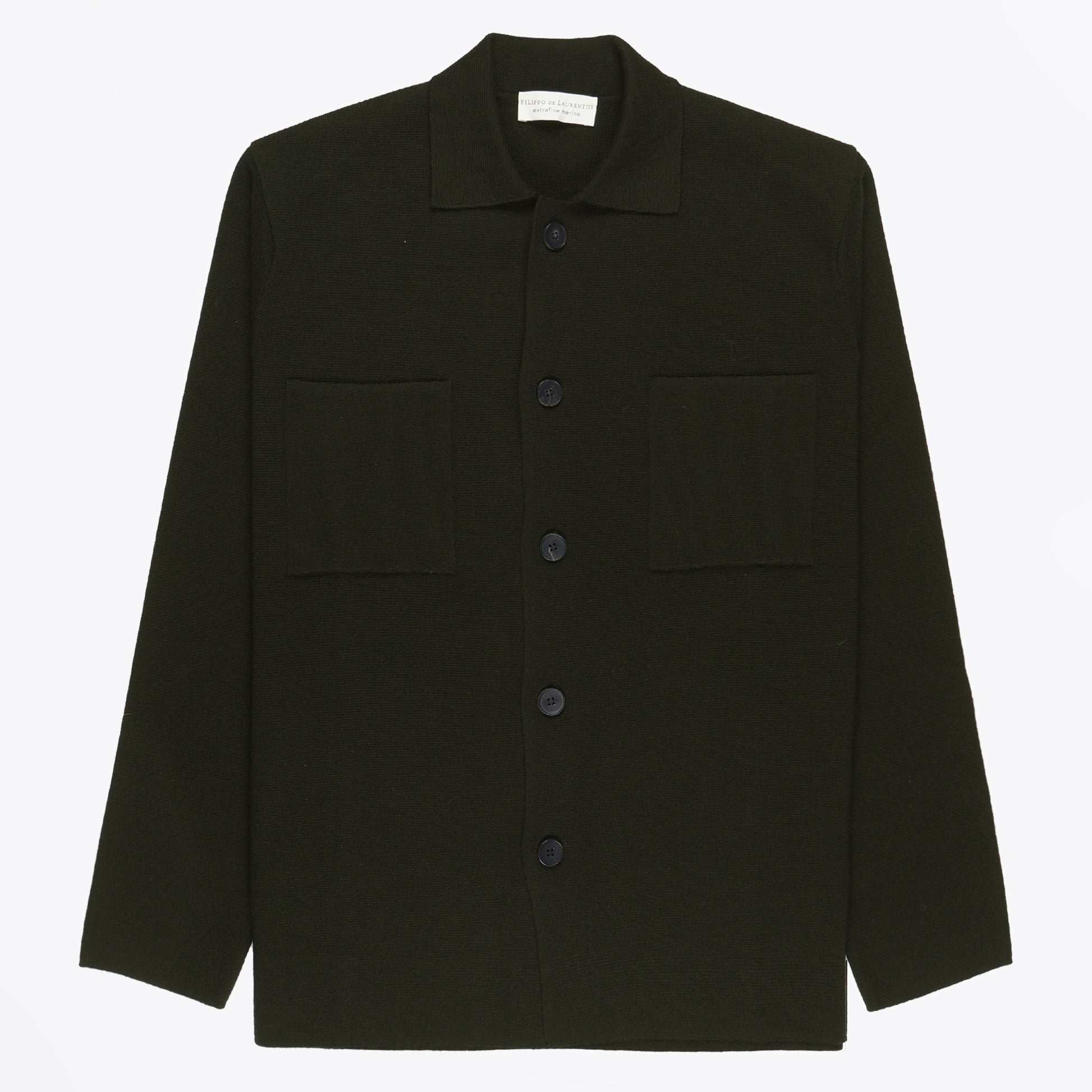 Filippo Merino Field Jacket - Dark Green