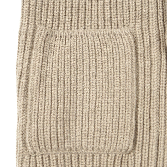 - SHAWL COLLAR CARDIGAN - Oatmeal