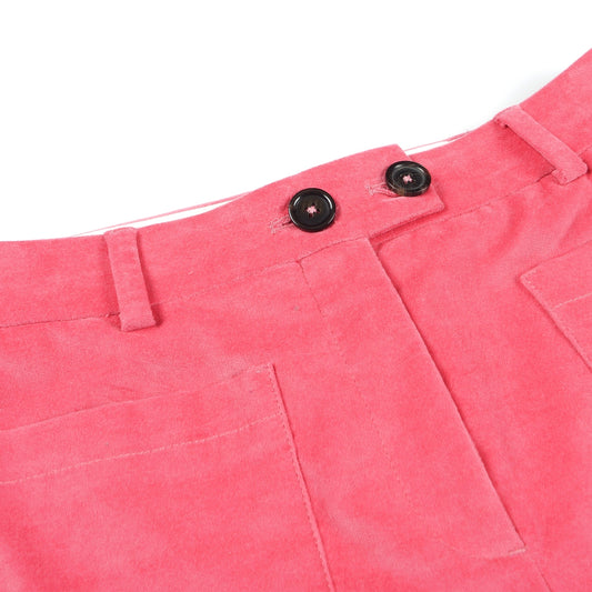 - Velvet Trousers - Pink