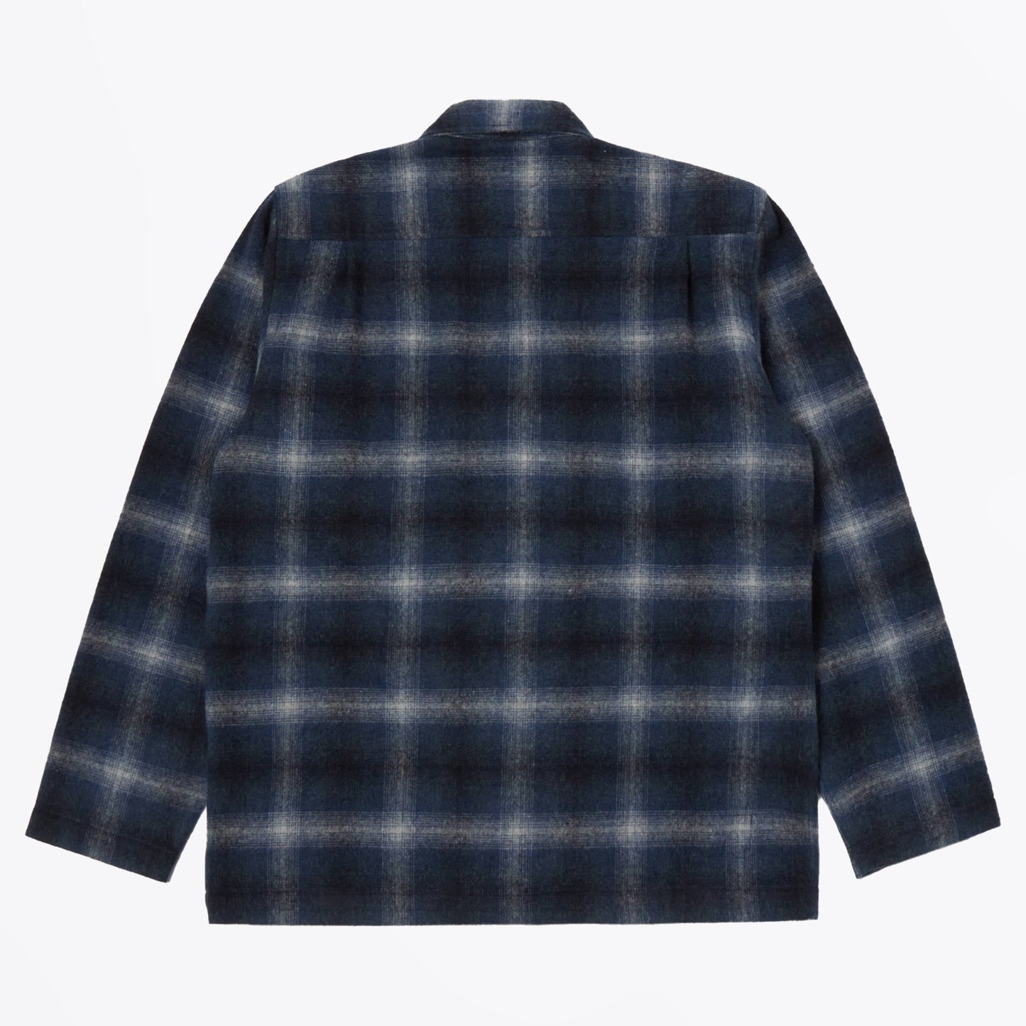 Flannel Easy Over Jacket - Navy Check