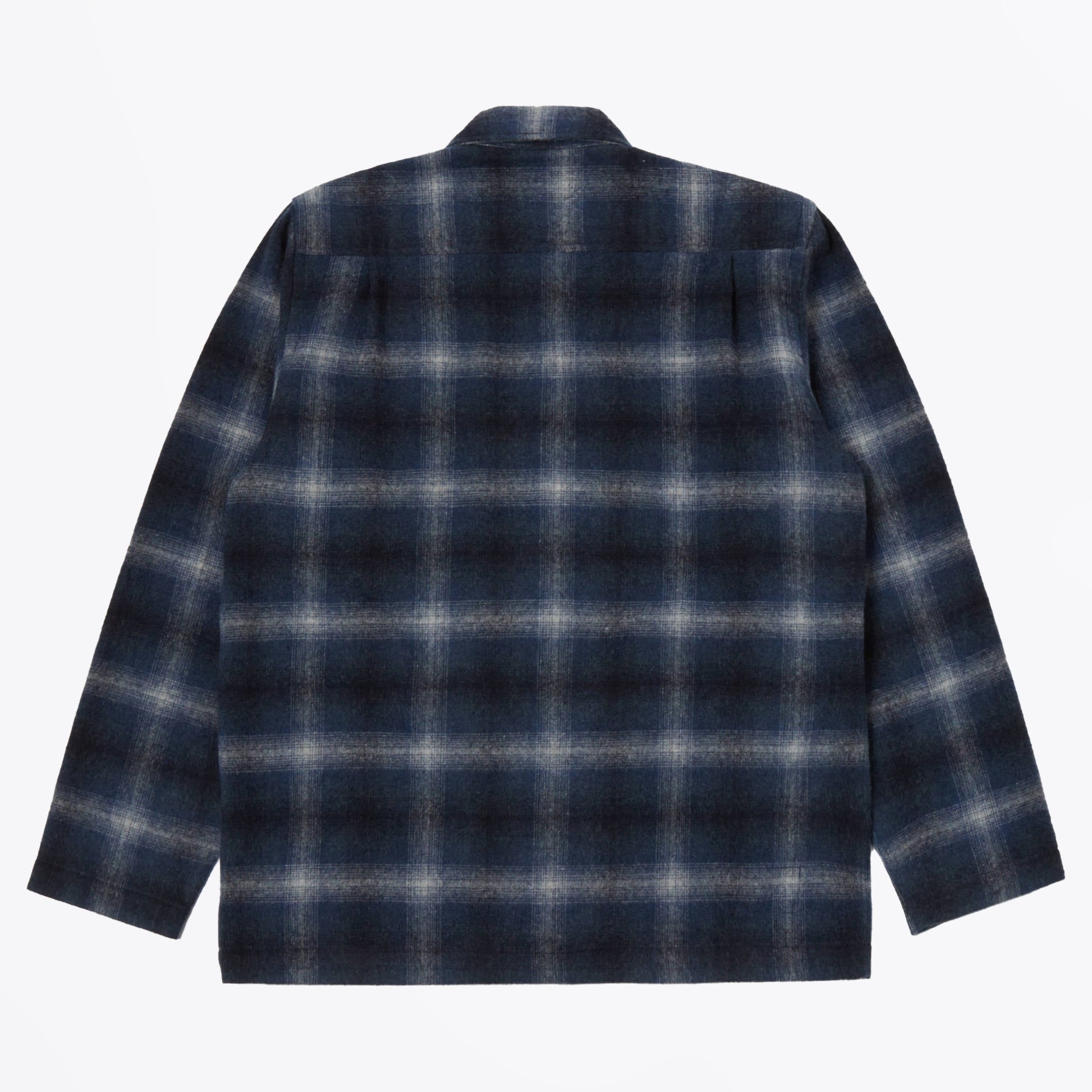 Universal Flannel Easy Over Jacket - Navy Check