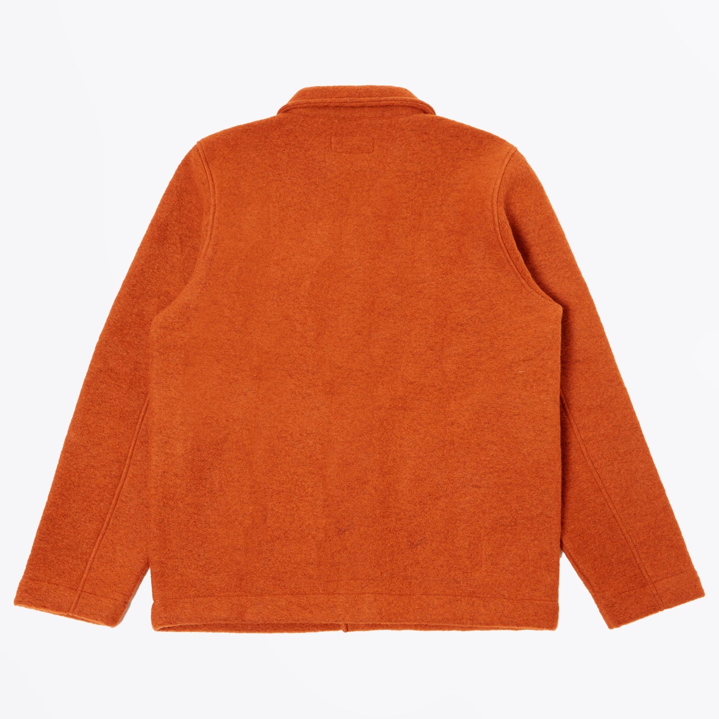 - Wool Fleece Field Jacket - Orange