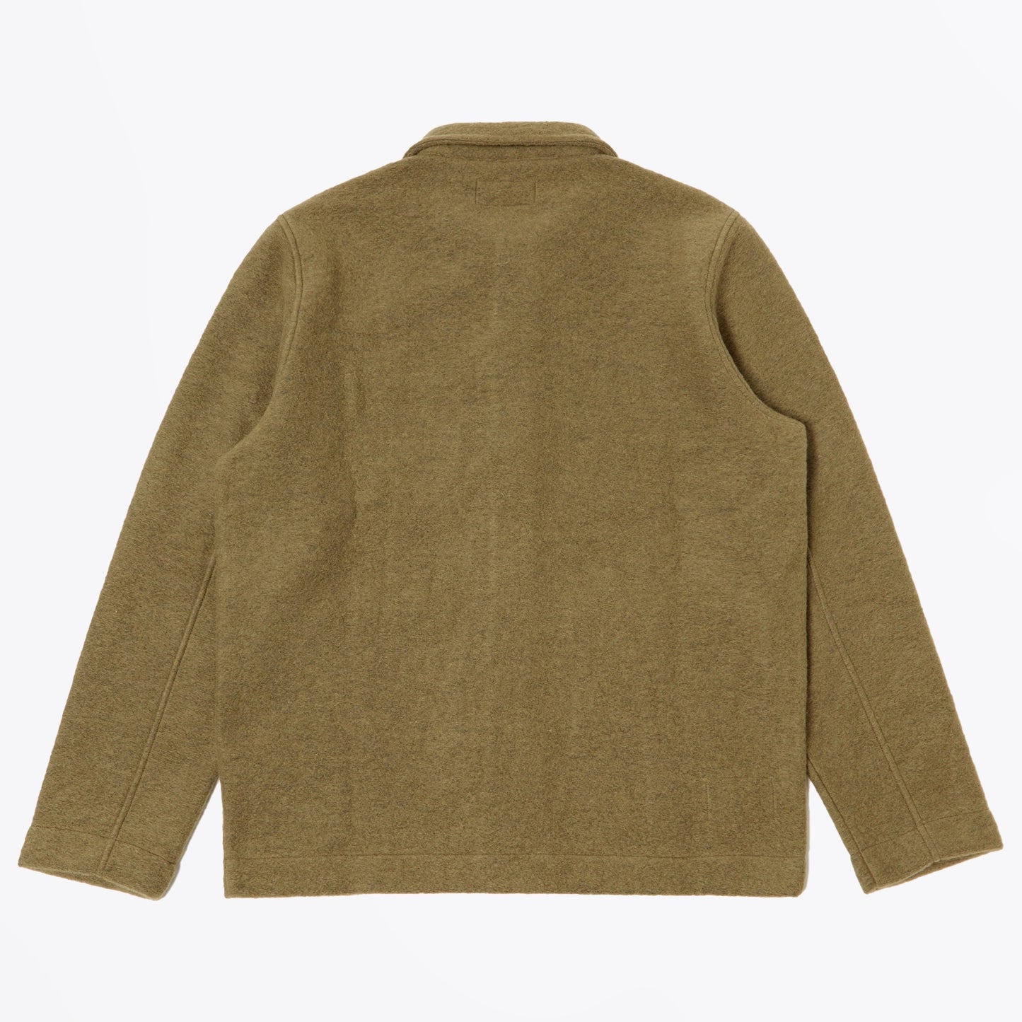 - Wool Fleece Field Jacket - Olive