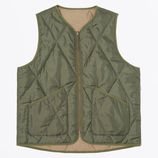 - Diamond Reversible Military Liner - Olive/Sand
