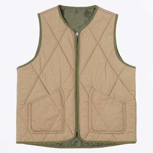 - Diamond Reversible Military Liner - Olive/Sand