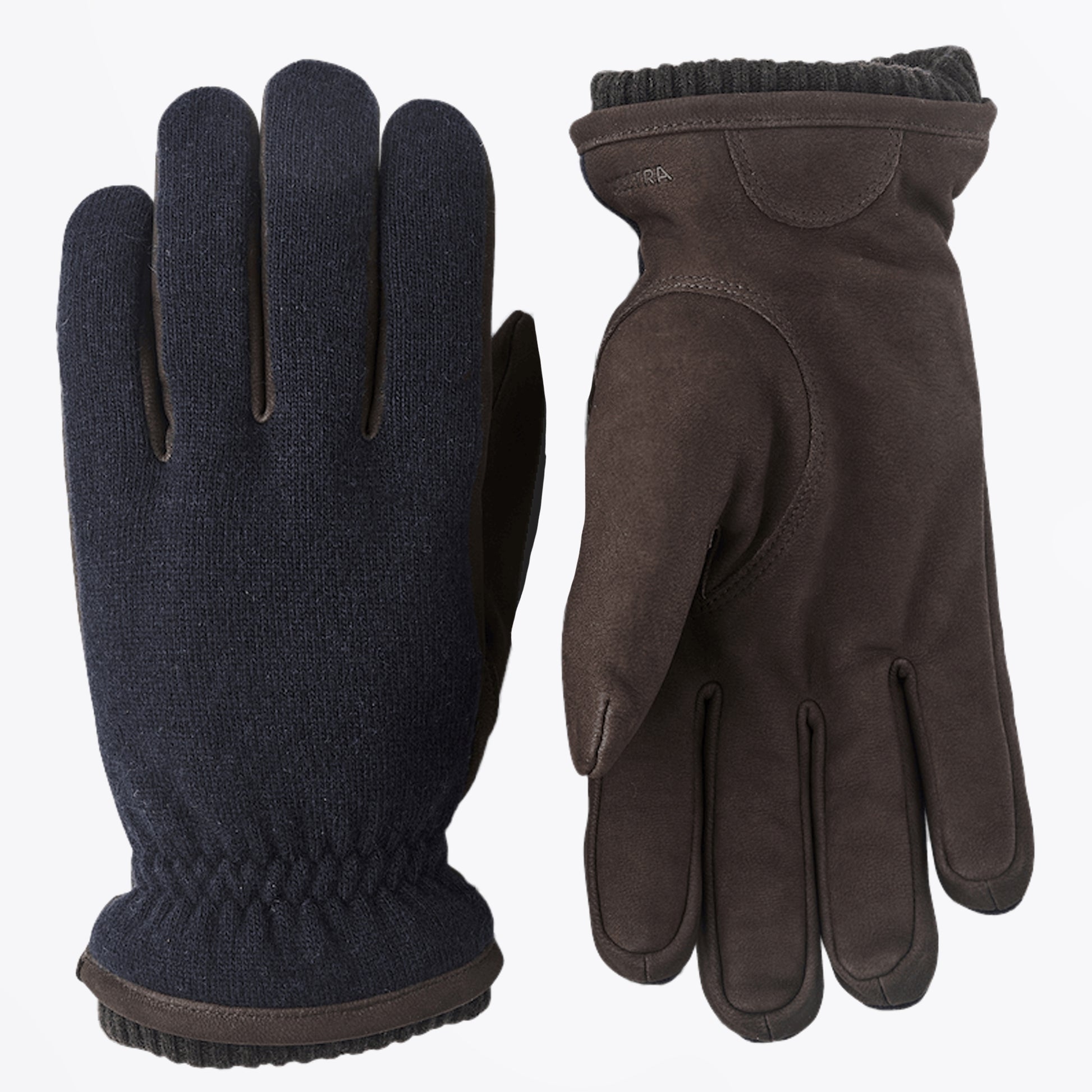 Hestra Noah Nubuck Wool Gloves - Navy