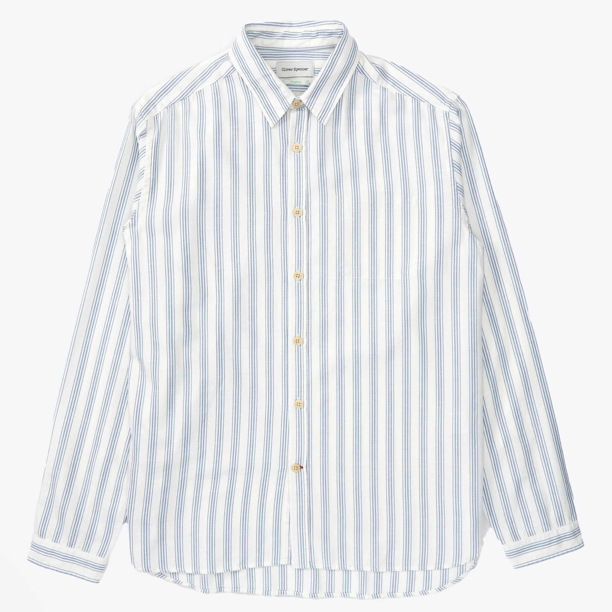 Oliver New York Special Shirt Jenkins - Cream Blue