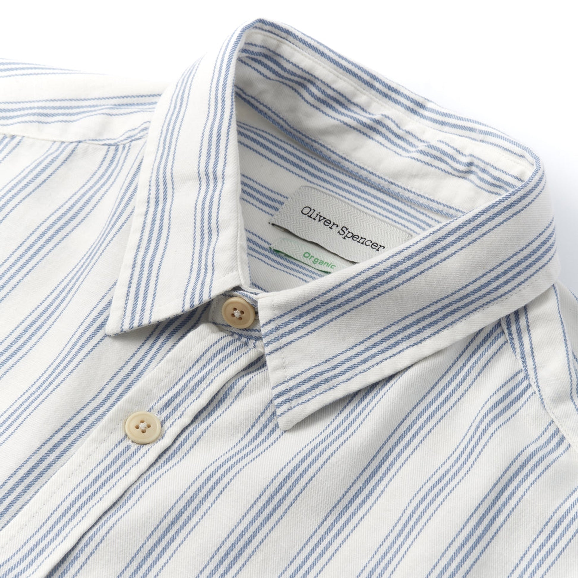 Oliver New York Special Shirt Jenkins - Cream Blue