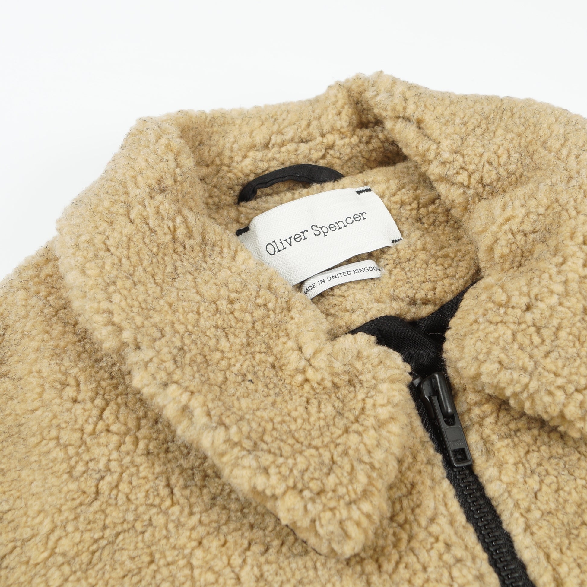 Oliver Lambeth Jacket Fairfax Fleece - Beige