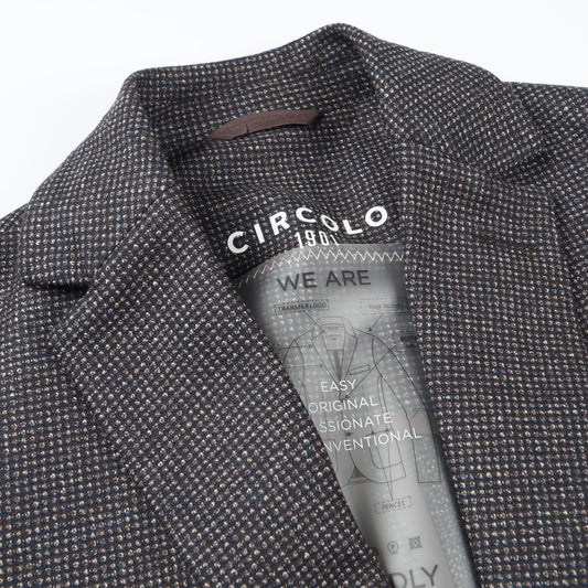 - Wool Cotton Mix Blazer - Multi