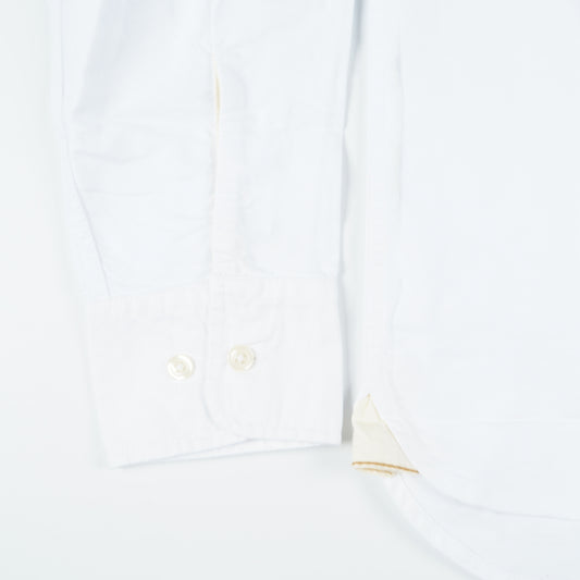 - Oxford Front Corduroy Shirt - White
