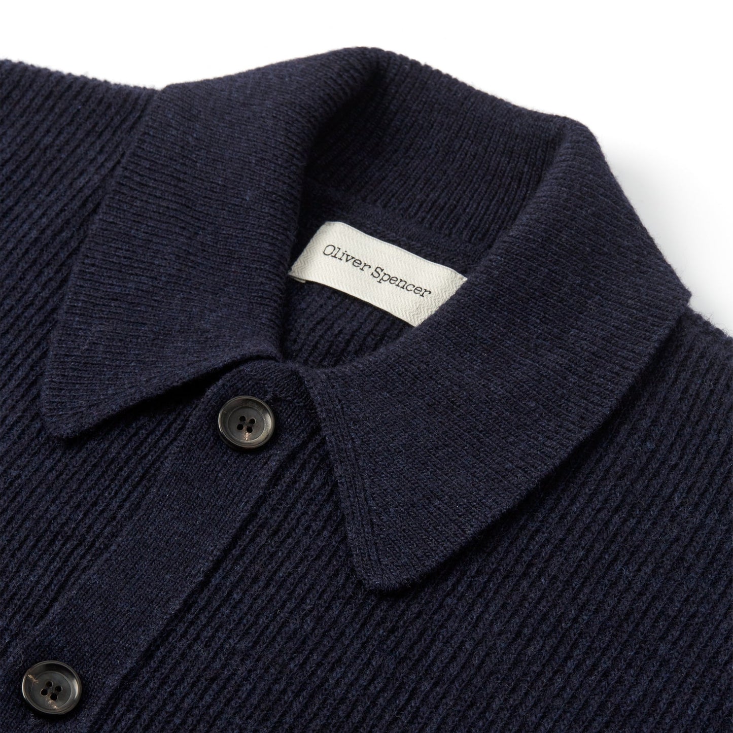 - Britten Knttd Cardigan Greeves - Navy