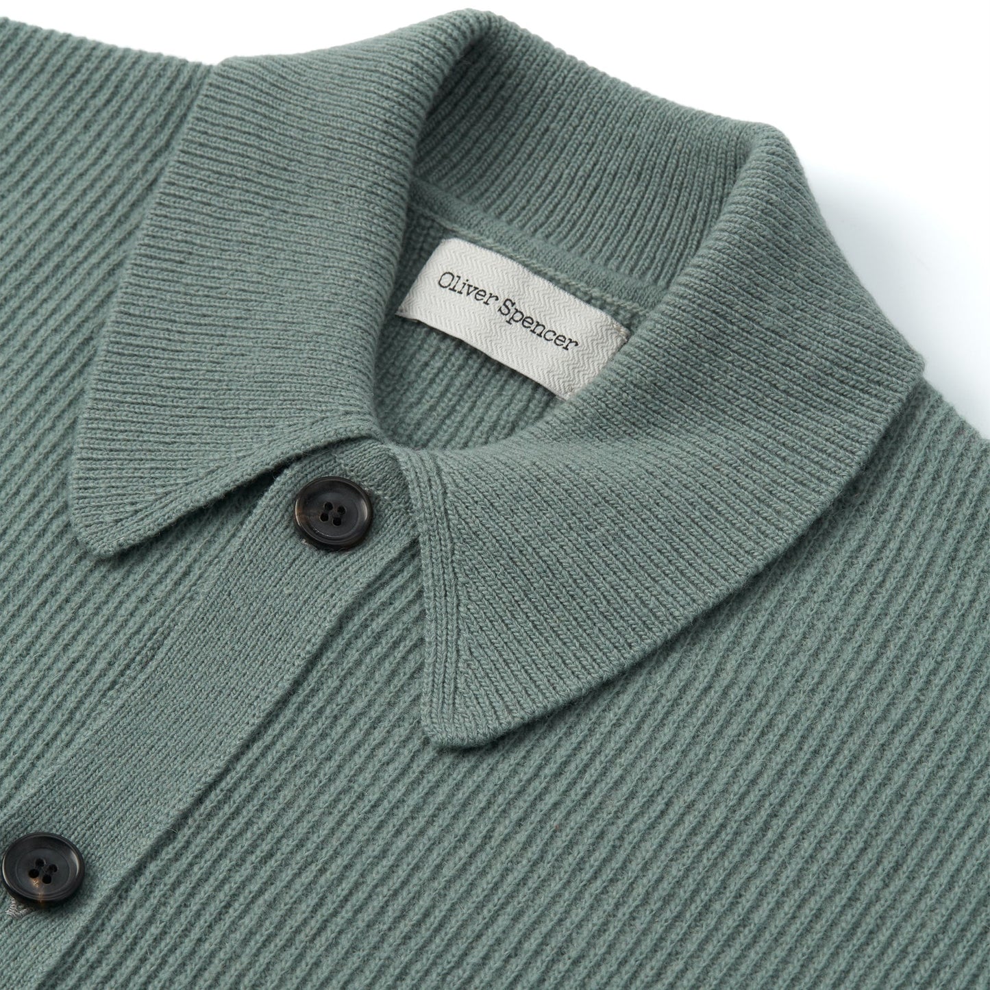 - Britten Knitted Greeves Cardigan - Sea Green
