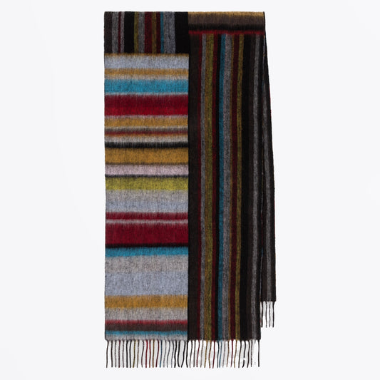 - Signature Stripe Scarf - Multi