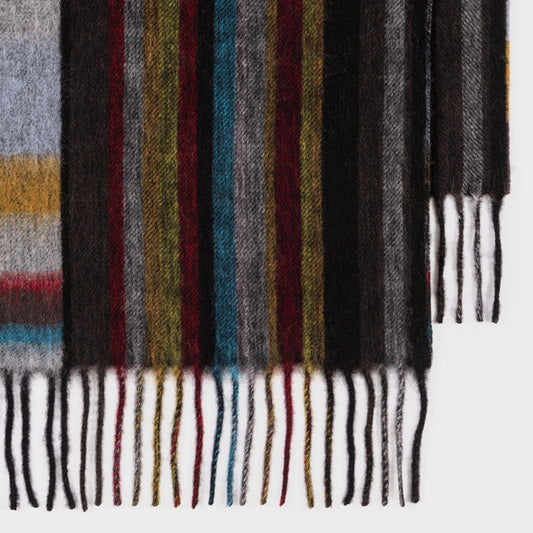 - Signature Stripe Scarf - Multi