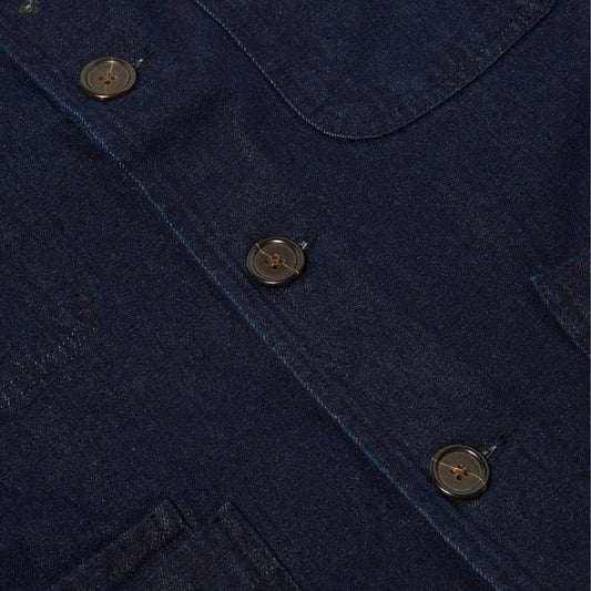 Misato Denim Bakers Jacket - Navy