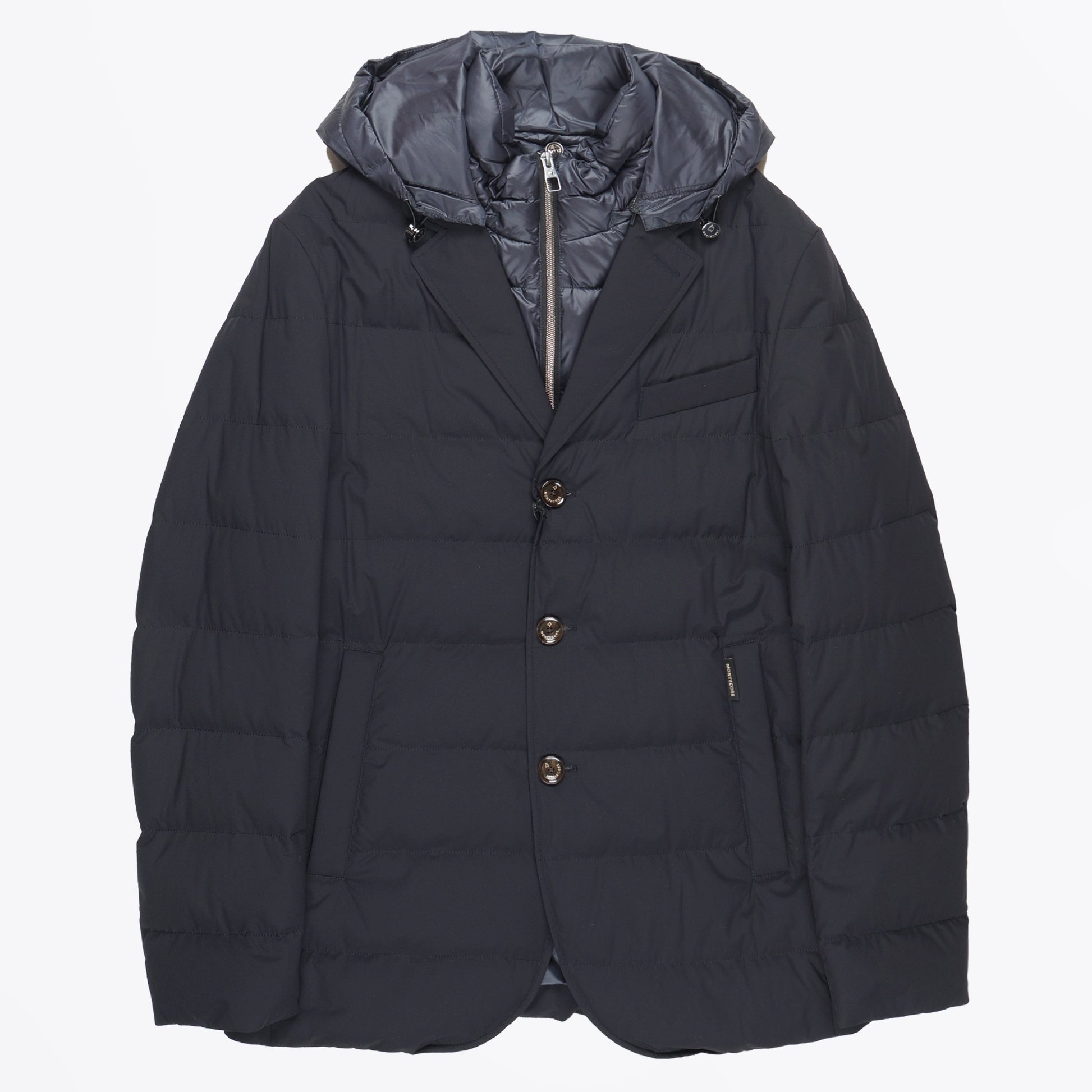 Montecore Light Down Padded Blazer - Navy