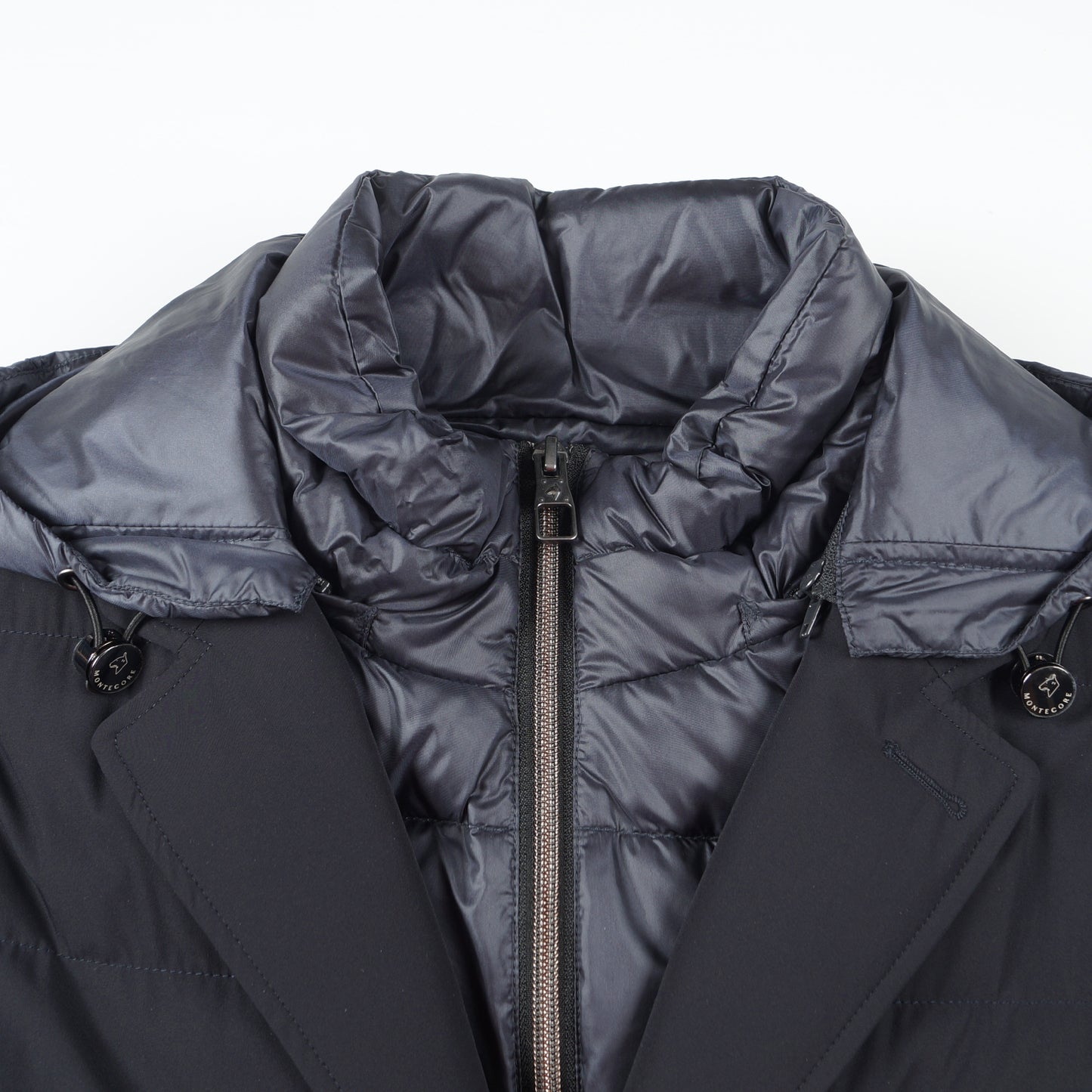 Light Down Padded Blazer - Navy