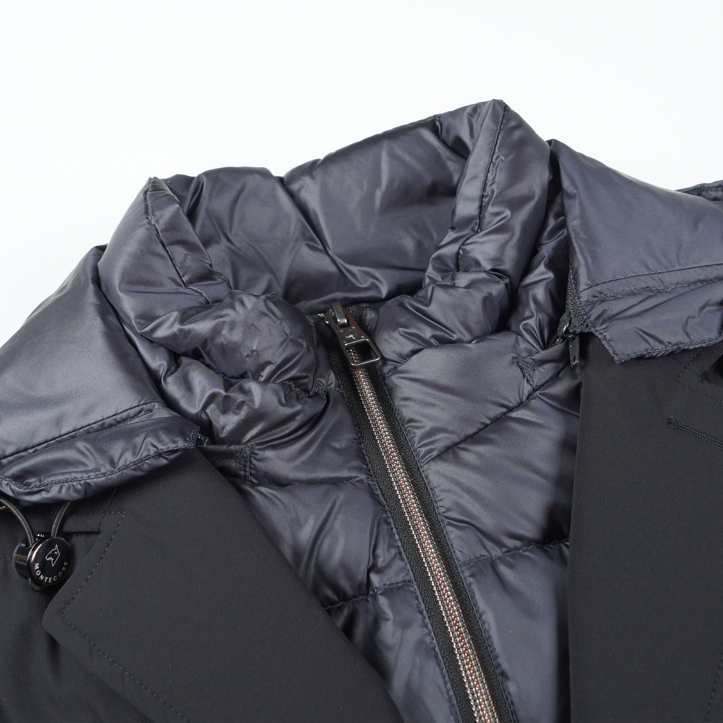 Light Down Padded Blazer - Navy