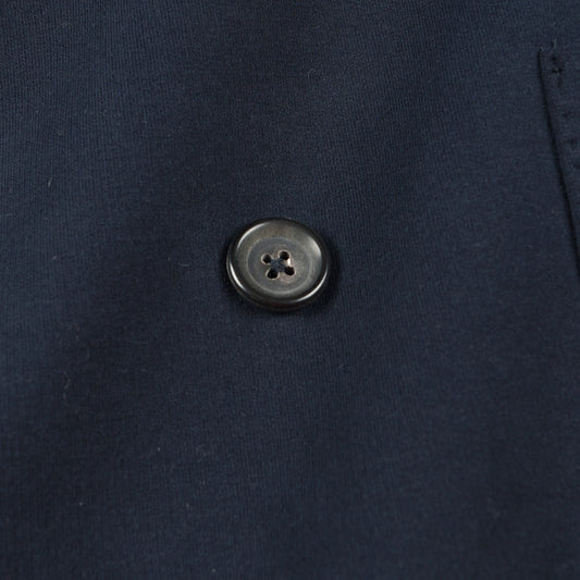 - Double Breasted Jersey Blazer - Night Blue