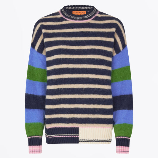 - Shea Sweater - Candy Stripes