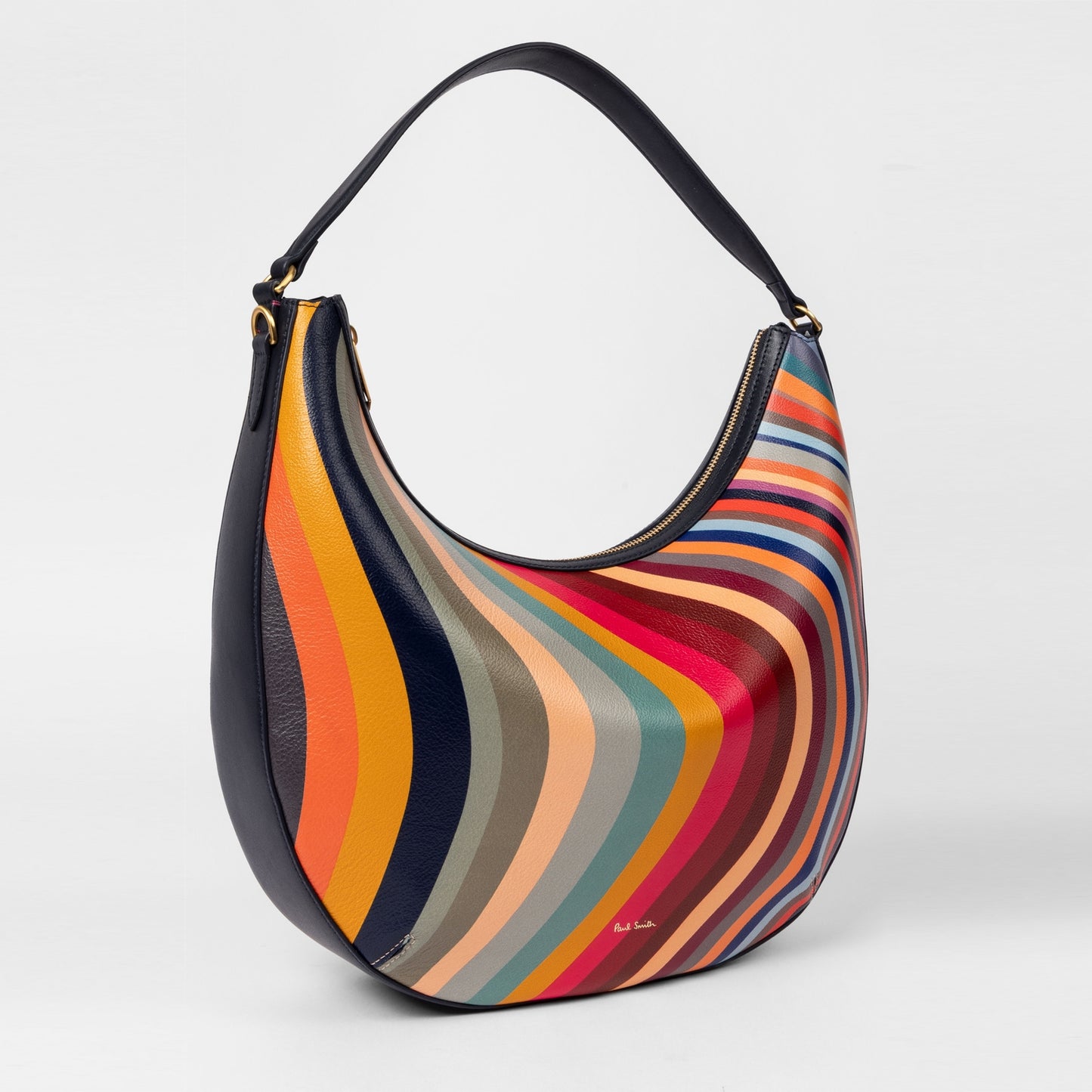 - Swirl Medium Hobo Leather Bag