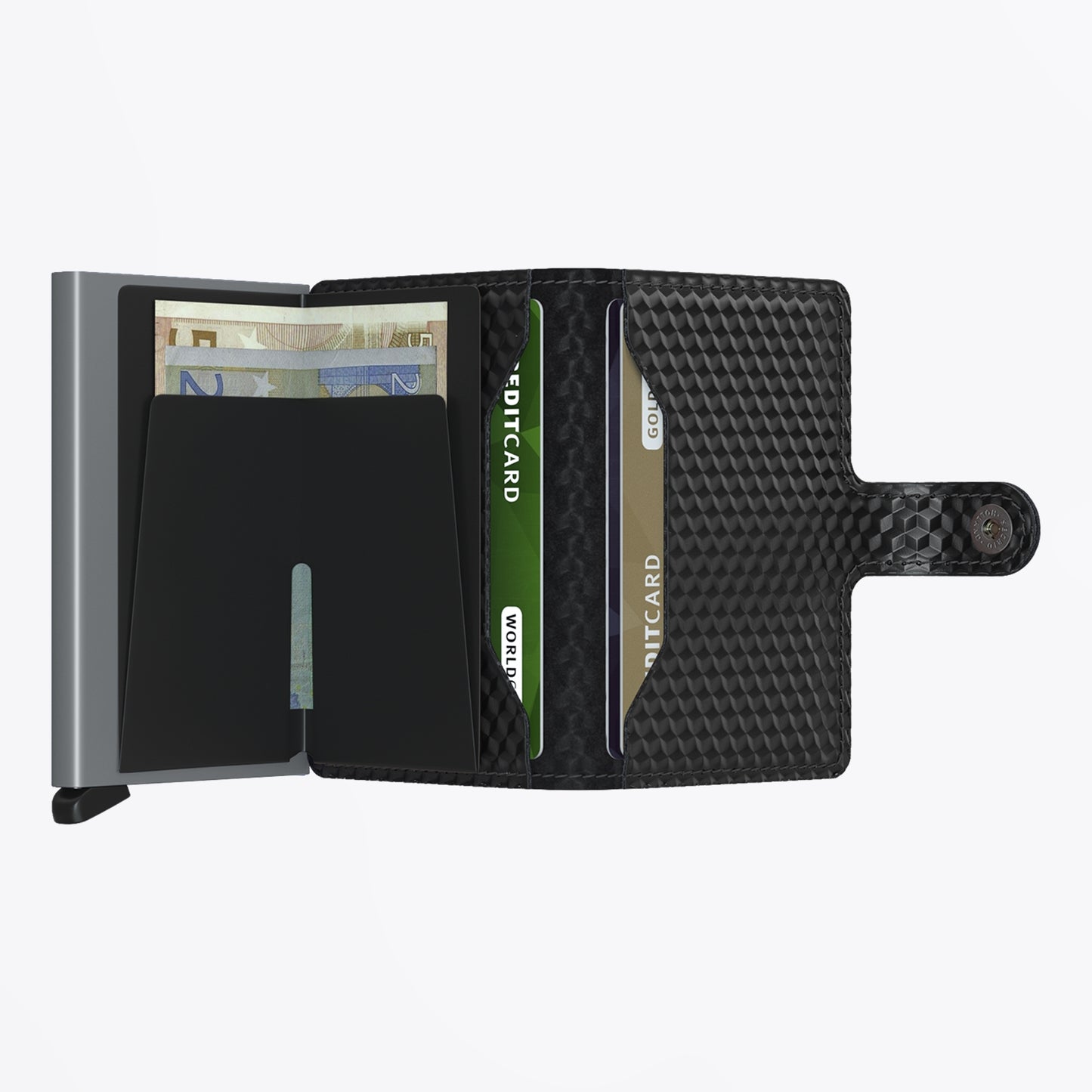 Miniwallet - Cubic Black Titan