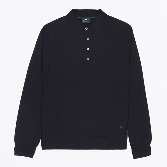 - Polo Sweater - Navy