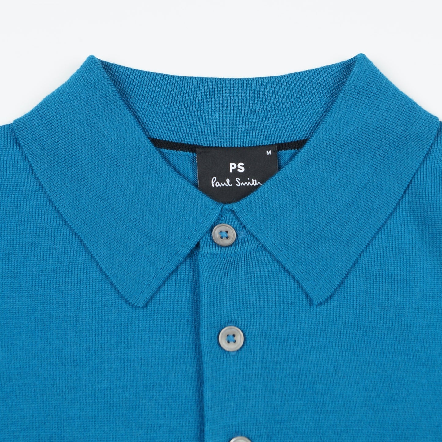 - Polo Sweater -  Petrol Blue