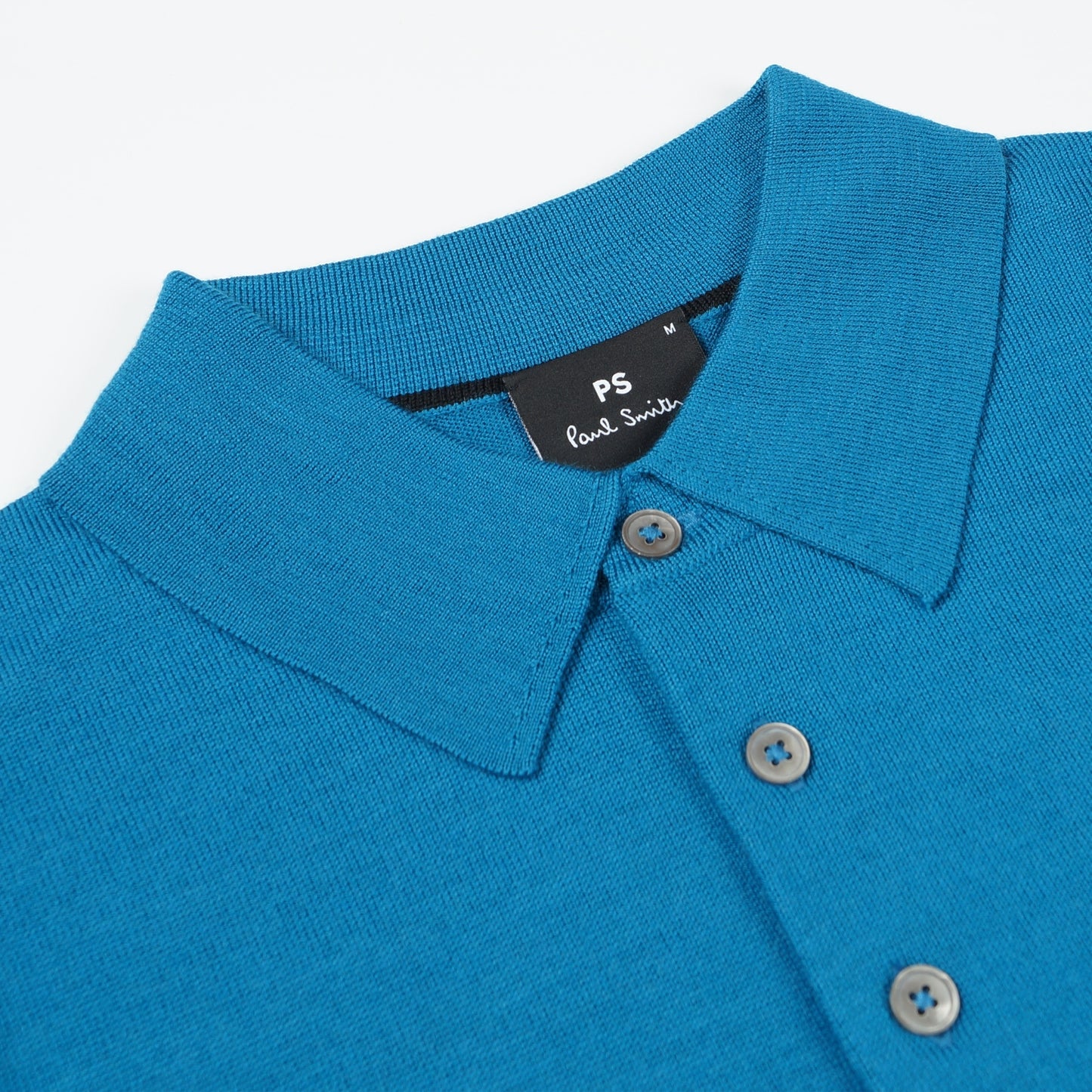 - Polo Sweater -  Petrol Blue