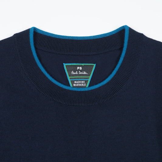 - Crew Neck Sweater - Navy