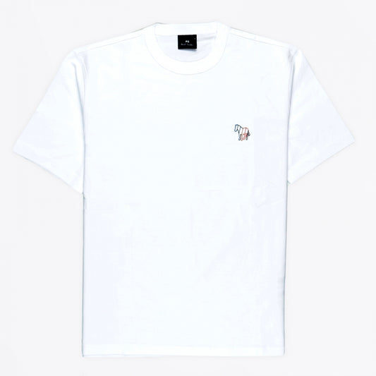 - Zebra Short Sleeved T-Shirt - White