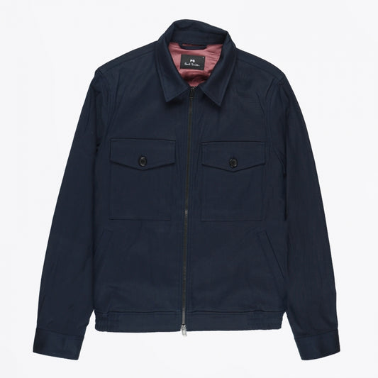 - Smart Blouson Jacket - Navy