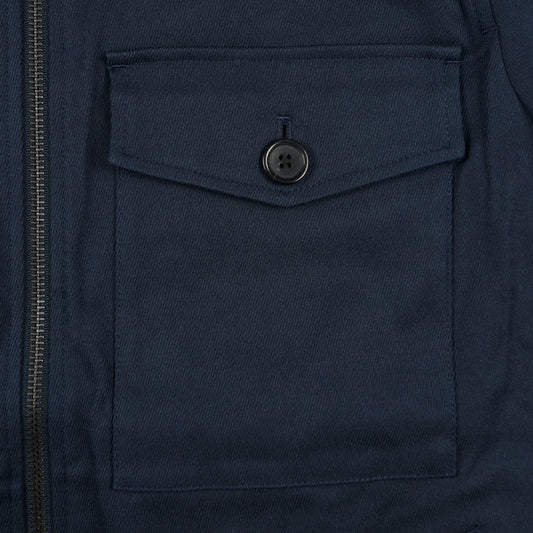 - Smart Blouson Jacket - Navy
