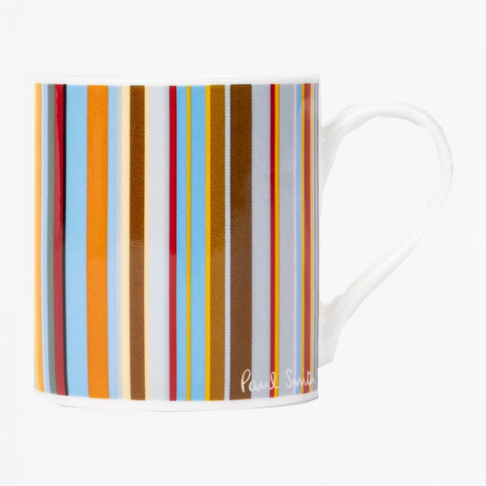 - Signature Stripe Print Mug - Multi