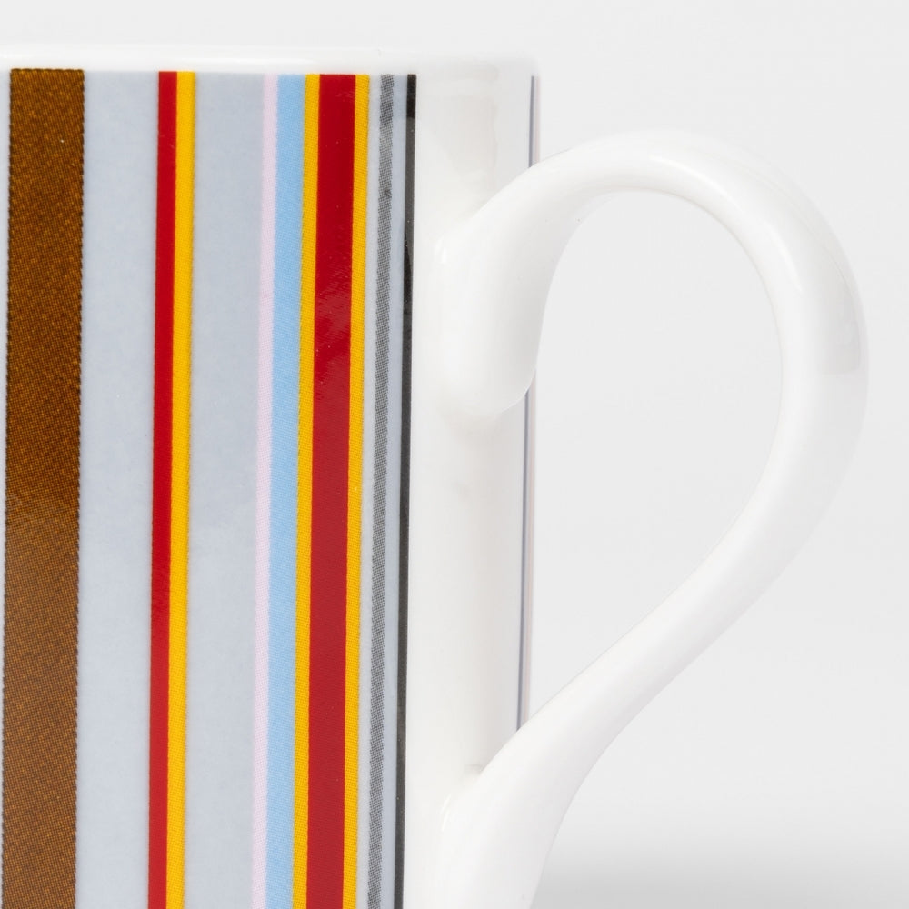 - Signature Stripe Print Mug - Multi