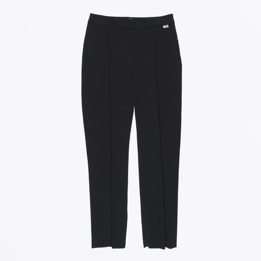 - Stretch Cotton Trouser - Black