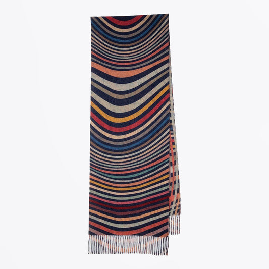 - Crazy Swirl Scarf - Multi