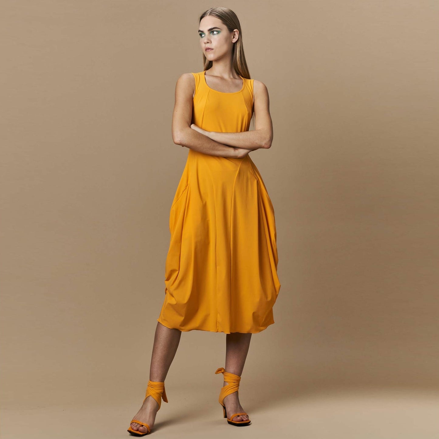 - At-Length Dress - Orange