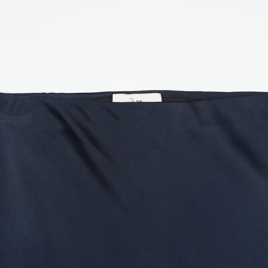 - Viscose Slip Skirt - Navy