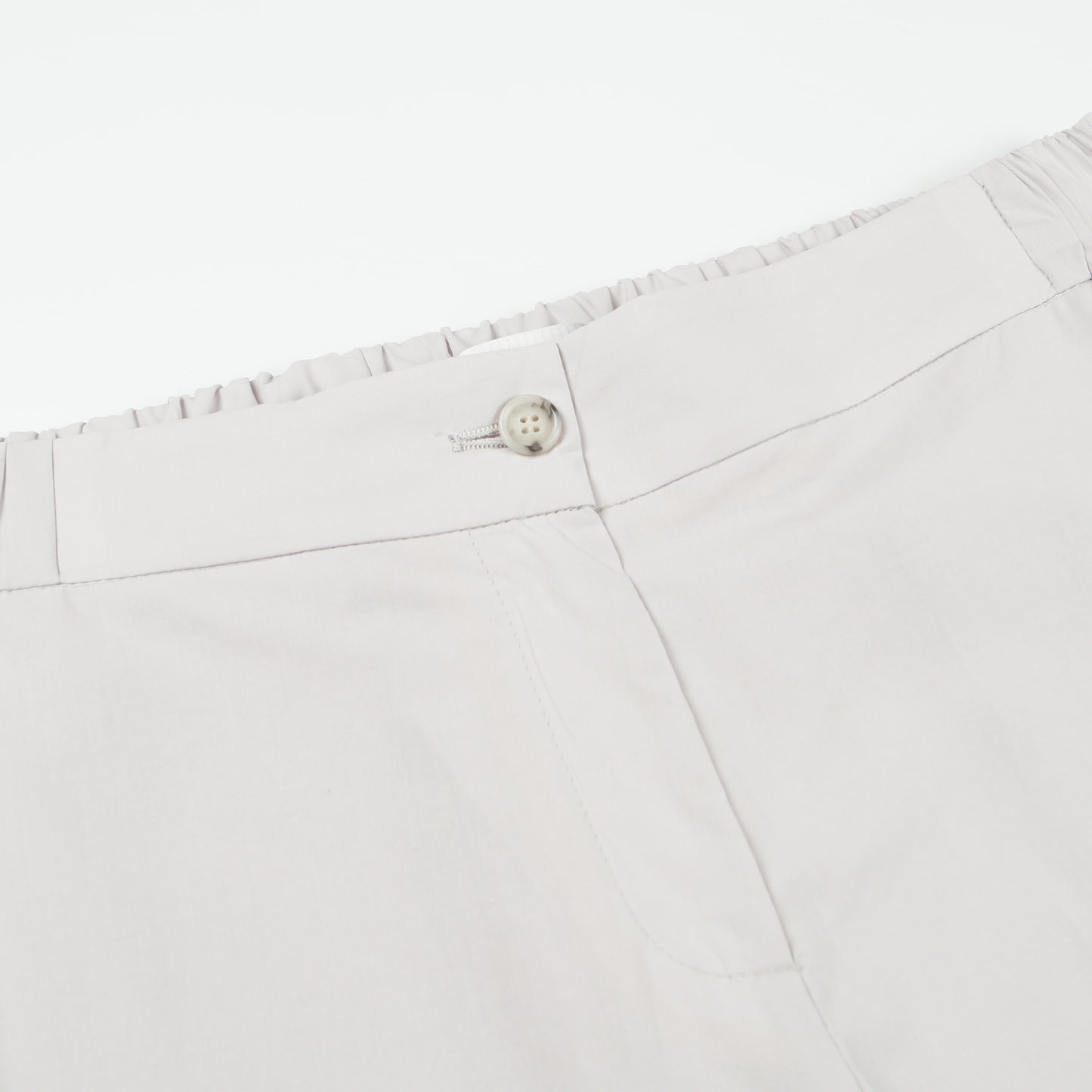 - Cotton Pants - Oyster