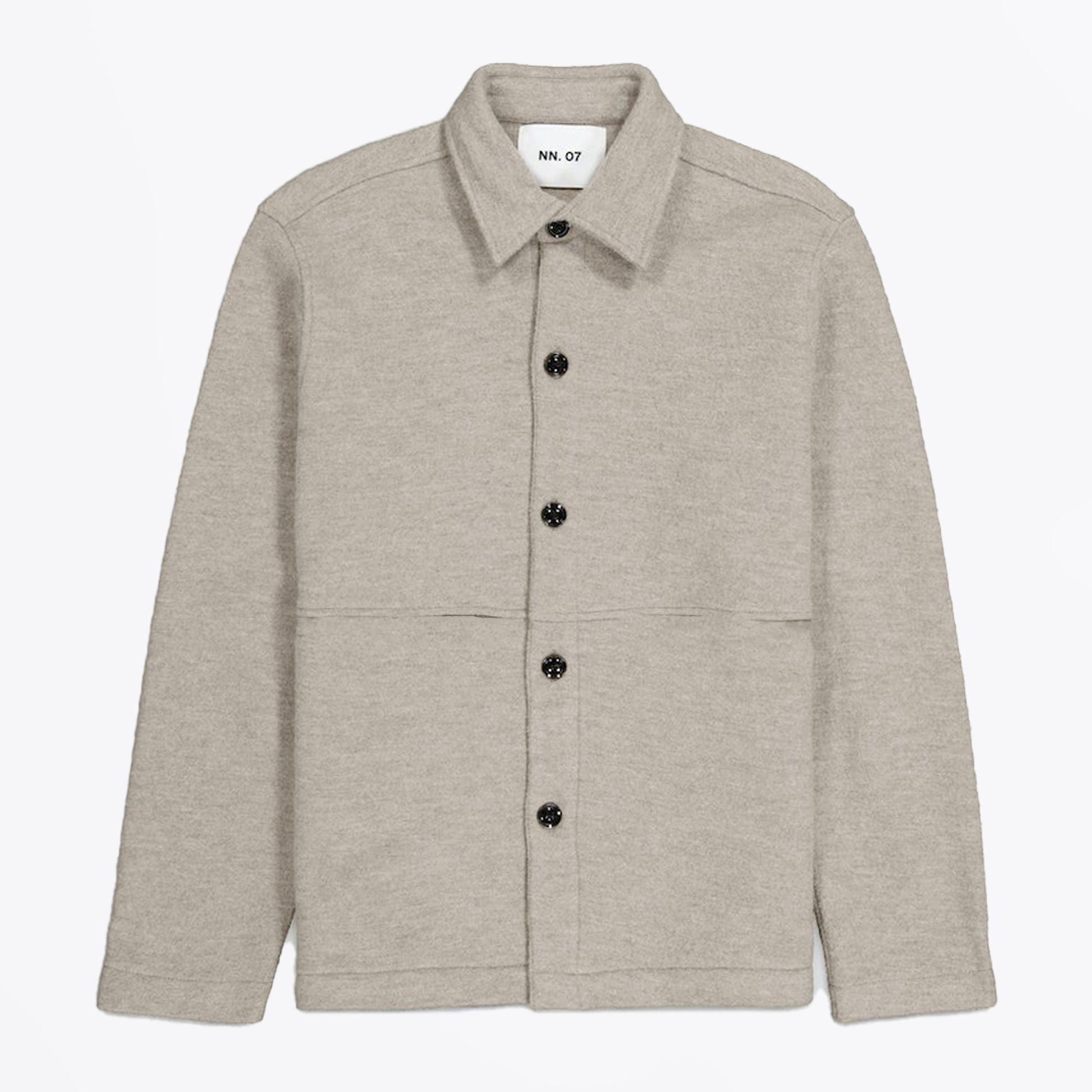 NN07 Kian Merino Jacket - Khaki/Beige