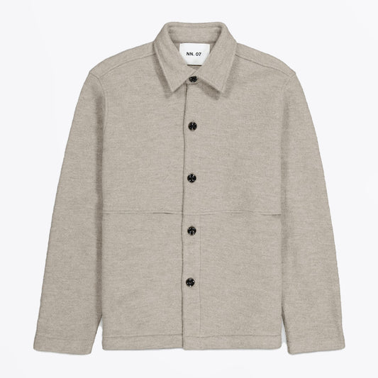 Kian Merino Jacket - Khaki/Beige