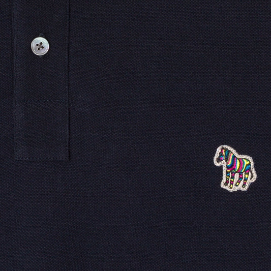 - Zebra Polo Shirt - Dark Navy